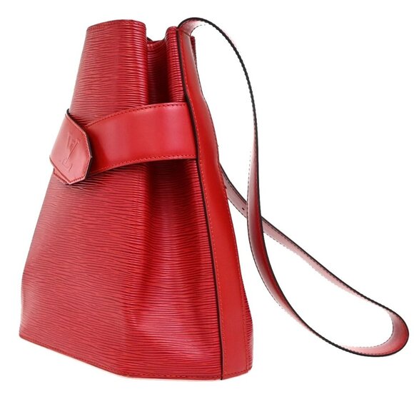 LOUIS VUITTON LV Sac De Paul PM Shoulder Bag Epi Leather Red M80197 80EE934 - Picture 2 of 11